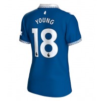 Everton Ashley Young #18 Heimtrikot Frauen 2023-24 Kurzarm